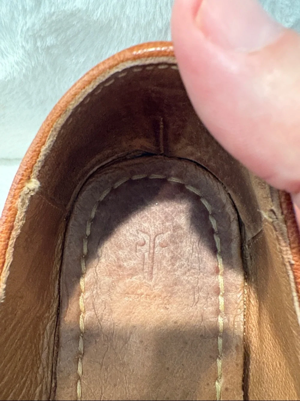 Frye Women’s Slip-On Leather Loafers in Brown